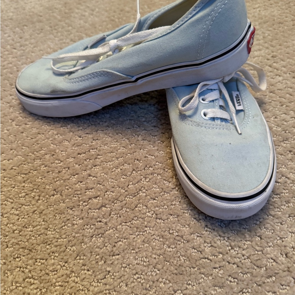 Light blue vans